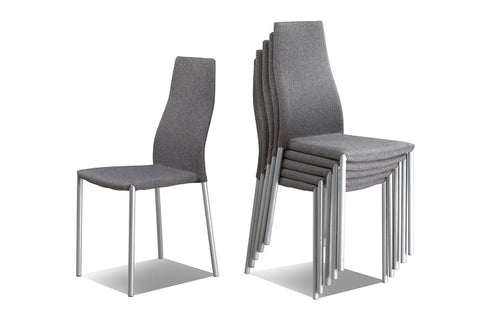 C 1008 - Dining Chair - Grey