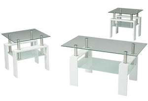 IF 2013 - 3pc Coffee Table Set - White