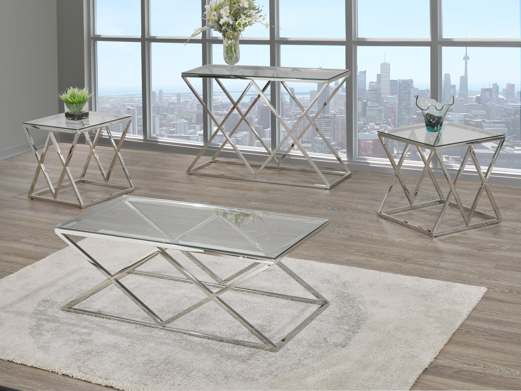 IF 2352 - 3pc Coffee Table Set