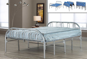IF 392 - Folding Bed Chrome - Silver Metal
