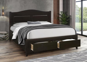 IF 422 - Espresso Wooden Bed - Double Lit