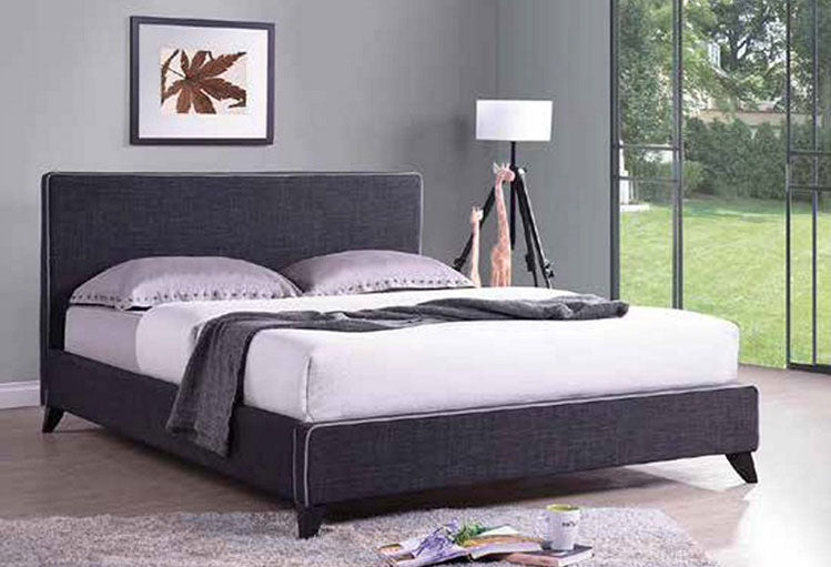 IF 5745 – Bed – Charcoal Fabric