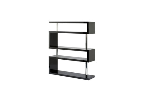 IF 7100 - Book Shelf Wall Unit - Black