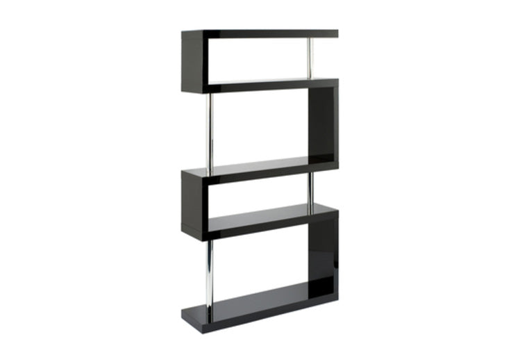 IF 7110 - Book Shelf Wall Unit - Black