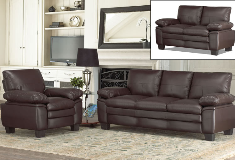 IF 8076 - Love Seat - Brown