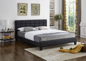 IF 5420 - Black PU Bed - Double Lit